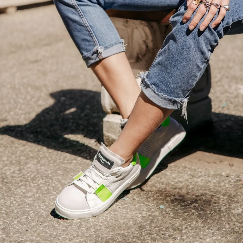 sneakers_traforate_da_don_1-2.webp Sneakers | Personal Sneakers traforate da donna "AXEL" - /Giallo Fluo Bianco