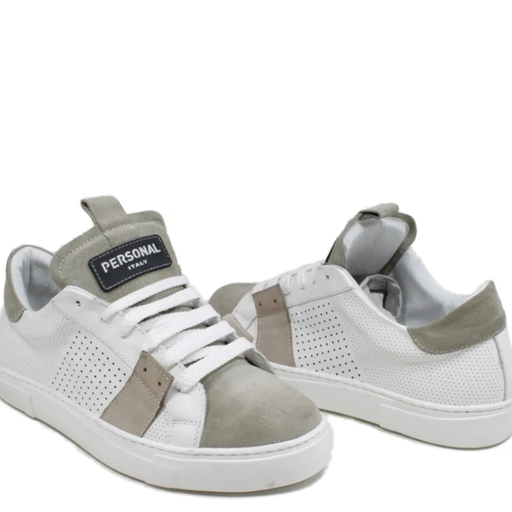 sneakers_traforate_da_don_3.webp Sneakers | Personal Sneakers traforate da donna "AXEL" - /Taupe Bianco