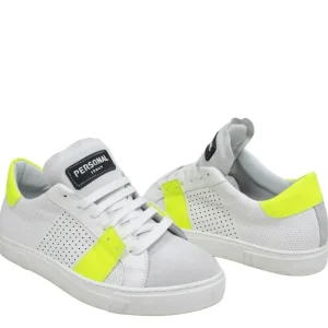 Sneakers | Personal Sneakers traforate da donna "AXEL" - /Giallo Fluo Bianco