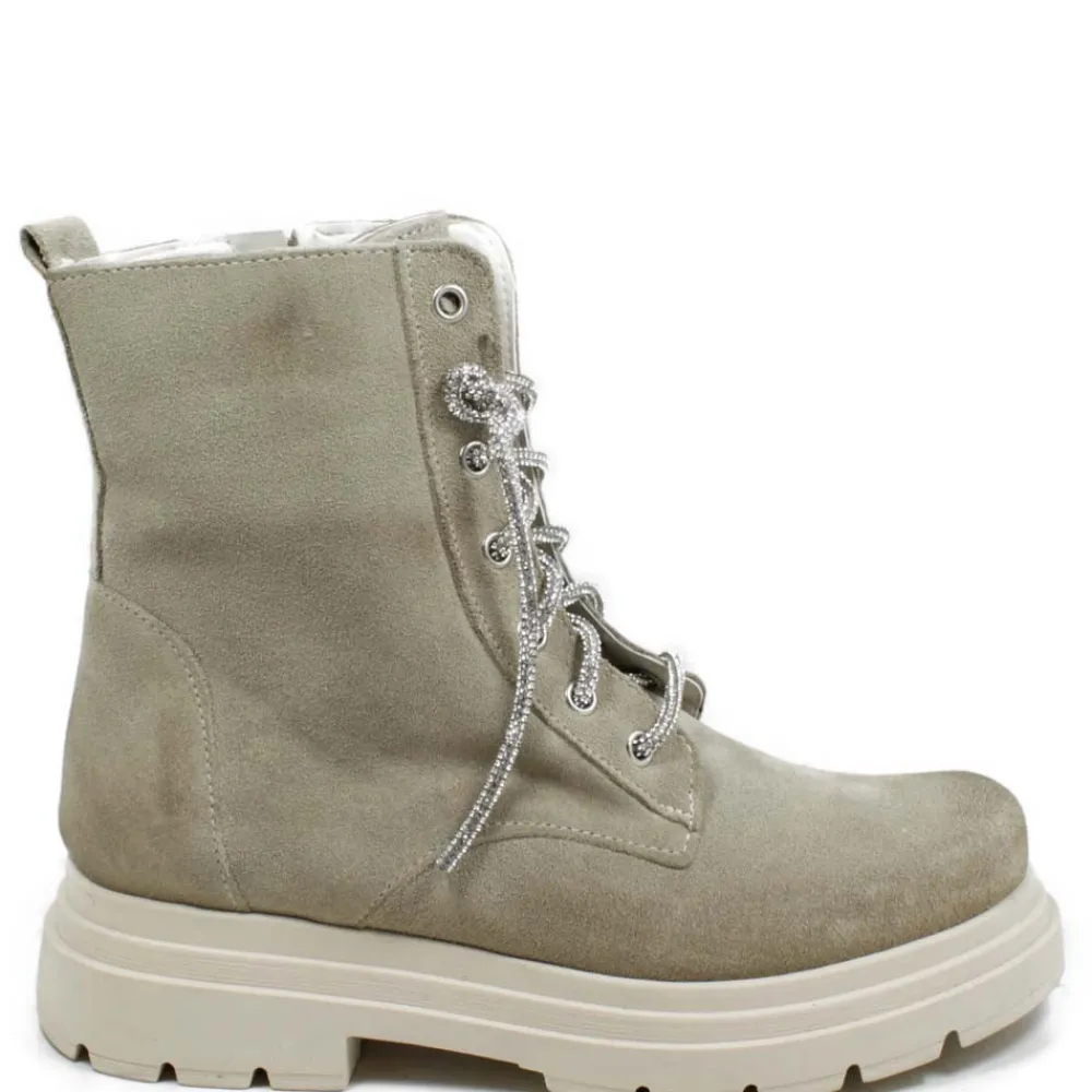 stivaletti_anfibi_in_camo_0.webp Anfibi | Bikers Estivi | Personal Stivaletti Anfibi in Camoscio con Lacci di Strass "BRIX"  - Beige