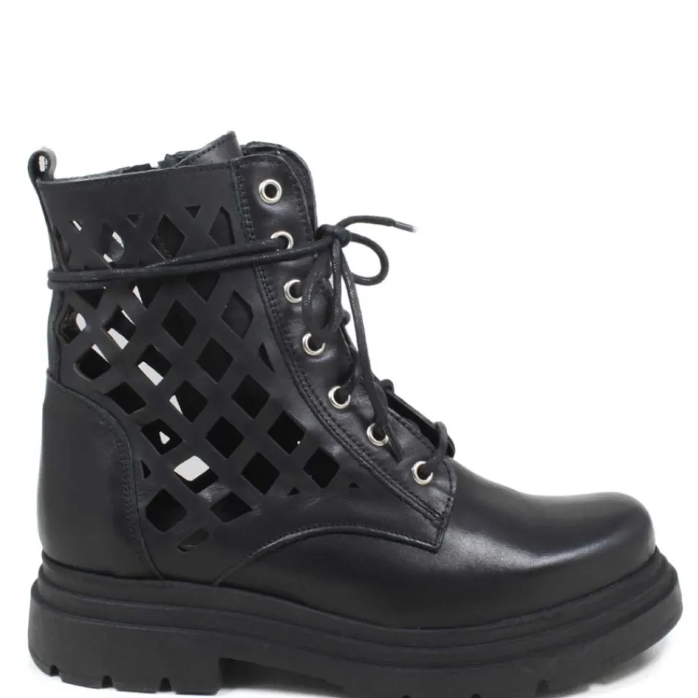 stivaletti_anfibi_laserat_0-1.webp Anfibi | Stivali Estivi | Personal Stivaletti Anfibi Laserati "CUBE"  - Pelle Nero