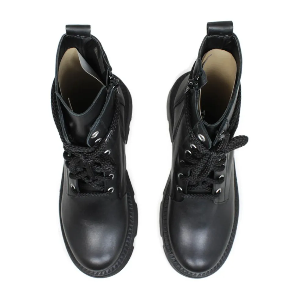 stivaletti_anfibi_stringa_5.webp Anfibi | Stivali Invernali | Made in Italy Stivaletti Anfibi Stringati con Fondo Alto "LUTON" - Nero