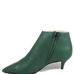 Stivali Con Tacco | Tronchetti | Made in Italy Stivaletti Ankle Boots con tacchetto "155" - Nappa Verde