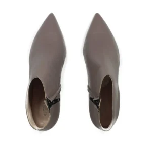Stivali Con Tacco | Tronchetti | Made in Italy Stivaletti Ankle Boots con tacchetto "155" - Nappa Taupe
