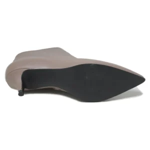 Stivali Con Tacco | Tronchetti | Made in Italy Stivaletti Ankle Boots con tacchetto "155" - Nappa Taupe