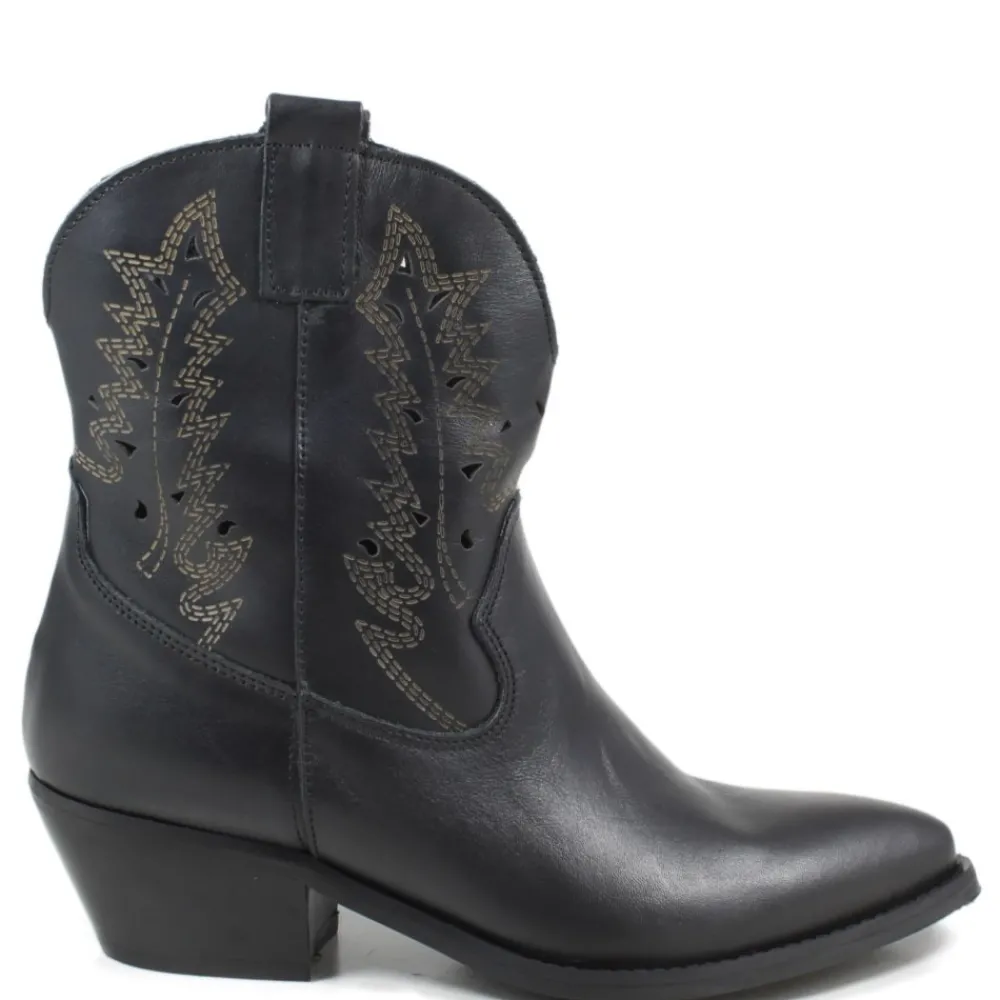 stivaletti_bassi_camperos_0.webp Stivali Con Tacco | Stivali Estivi | In Time Stivaletti Bassi Camperos Traforati a Laser "CLARA" - Nero