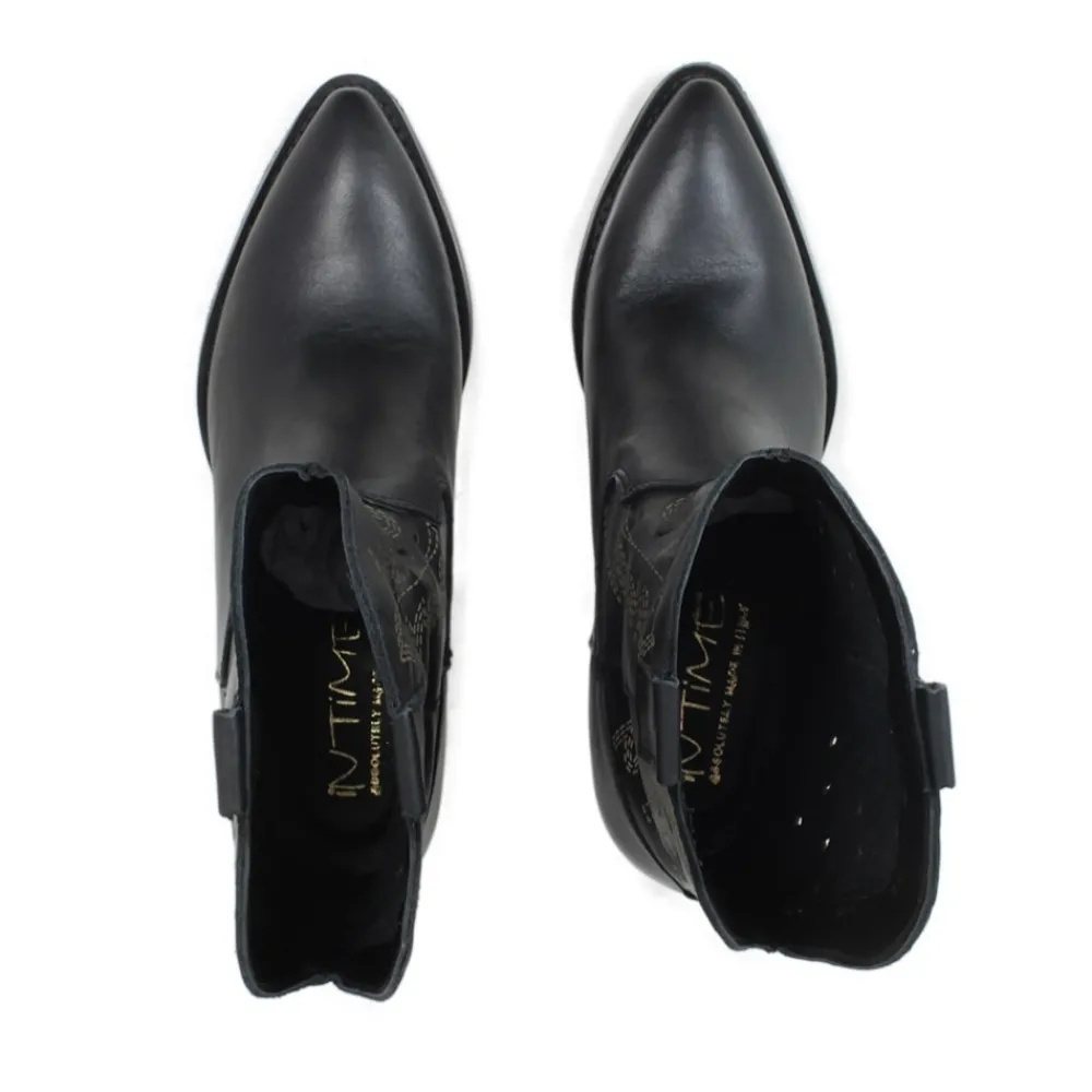 stivaletti_bassi_camperos_6.webp Stivali Con Tacco | Stivali Estivi | In Time Stivaletti Bassi Camperos Traforati a Laser "CLARA" - Nero