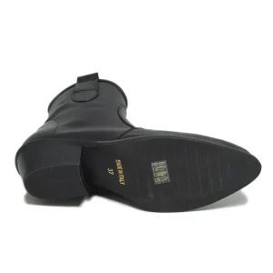 Stivali Con Tacco | Stivali Texani | Personal Stivaletti Bassi Texani Camperos "YAMA" - Nero