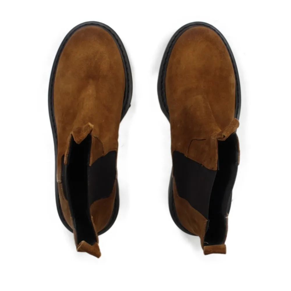 stivaletti_beatles_platfo_7.webp Anfibi | Stivali E Scarpe Con Zeppa | Made in Italy Stivaletti Beatles Platform con Elastici "Margo" - Camoscio Cuoio