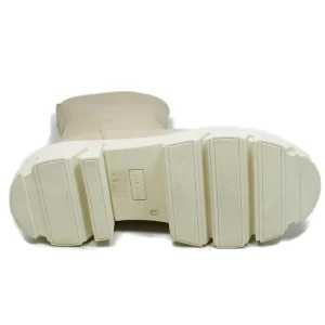 Anfibi | Stivali Estivi | Personal Stivaletti Combat Boots Platform "LOW SNAP" - Pelle Crema