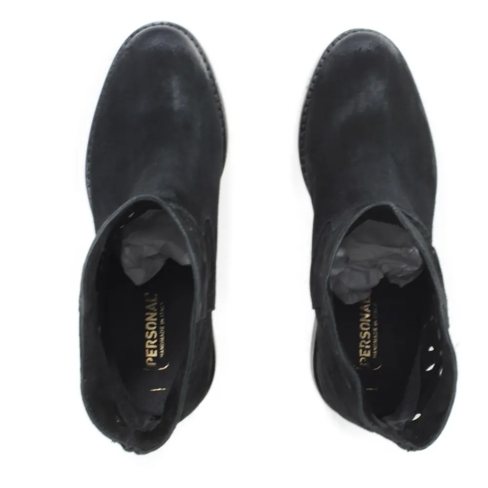 stivaletti_con_zeppa_inte_4-1.webp Stivali Estivi | Stivali E Scarpe Con Zeppa | Personal Stivaletti con zeppa interna laserati "Alley" - Camoscio Nero