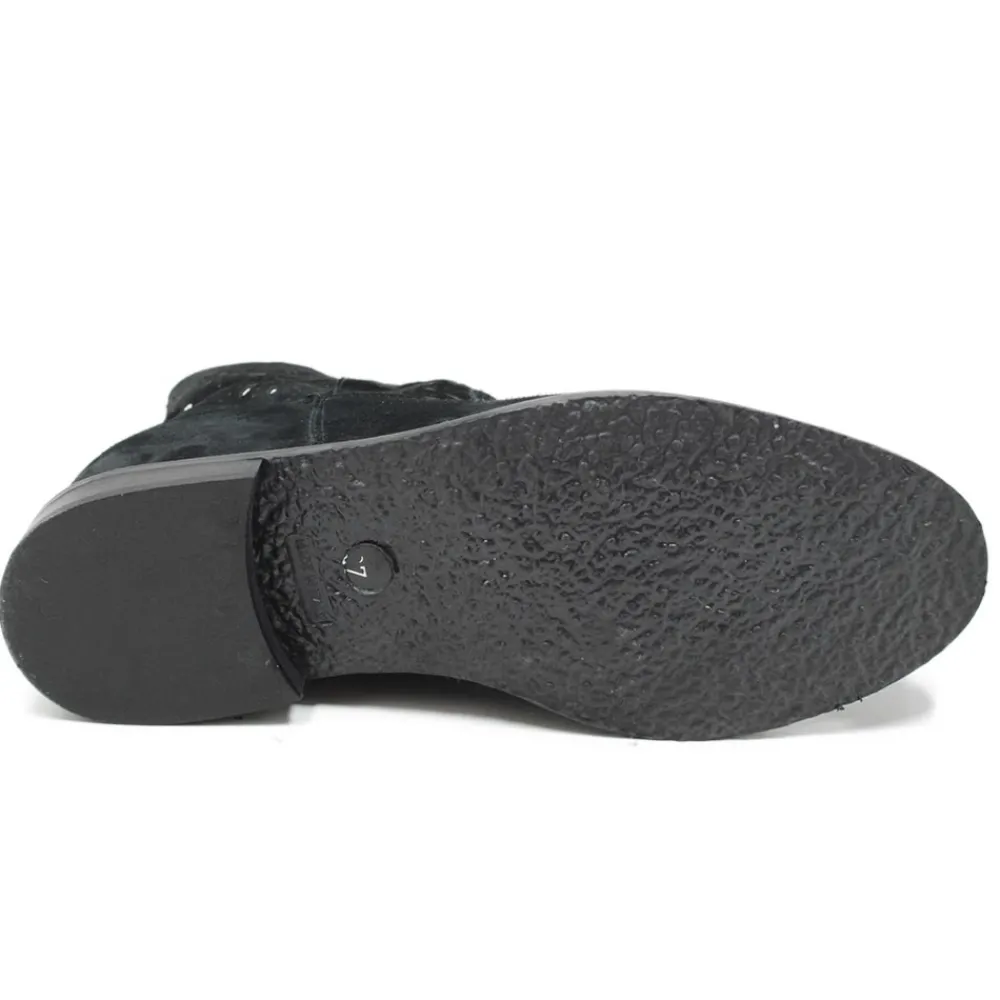 stivaletti_con_zeppa_inte_5-1.webp Stivali Estivi | Stivali E Scarpe Con Zeppa | Personal Stivaletti con zeppa interna laserati "Alley" - Camoscio Nero