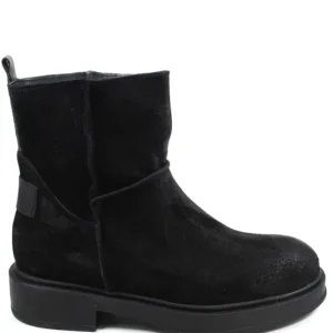 Stivali Invernali | Bikers Invernali | Personal Stivaletti Invernali Scamosciati "DECK/B" - Nero