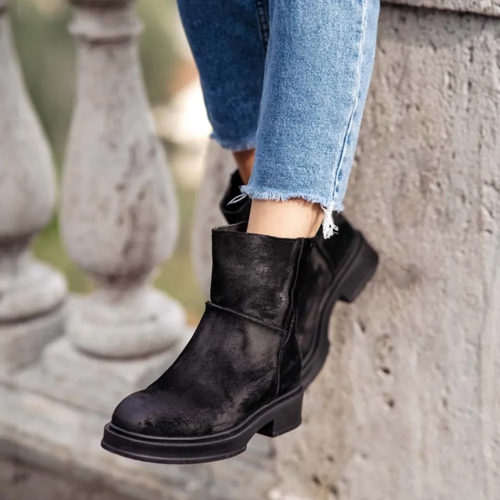 stivaletti_invernali_scam_1.webp Stivali Invernali | Bikers Invernali | Personal Stivaletti Invernali Scamosciati "DECK/B" - Nero