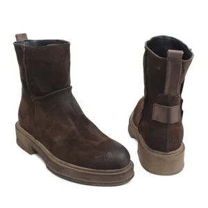 Stivali Invernali | Bikers Invernali | Personal Stivaletti Invernali Scamosciati "DECK/B" - Testa di Moro TestadiMoro