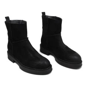 Stivali Invernali | Bikers Invernali | Personal Stivaletti Invernali Scamosciati "DECK/B" - Nero