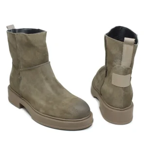 Stivali Invernali | Bikers Invernali | Personal Stivaletti Invernali Scamosciati "DECK/B" - Taupe