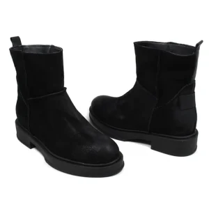 Stivali Invernali | Bikers Invernali | Personal Stivaletti Invernali Scamosciati "DECK/B" - Nero