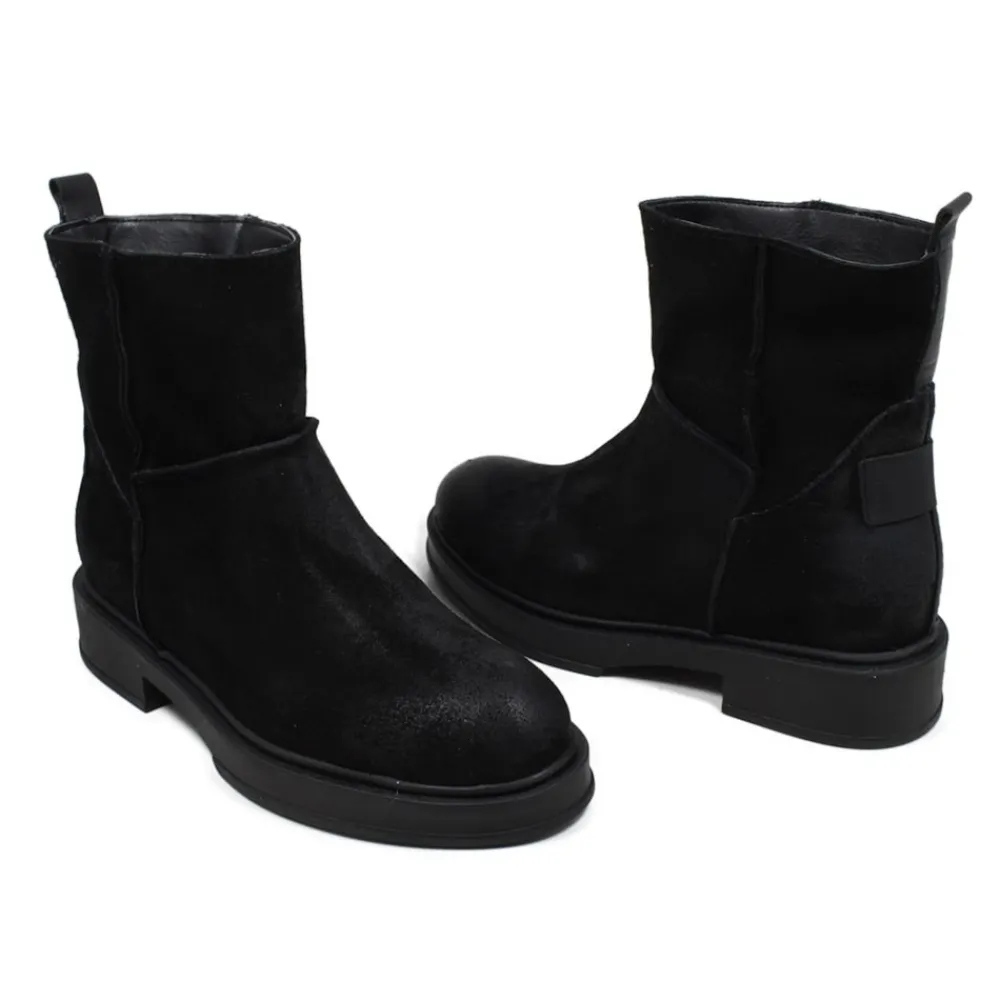 stivaletti_invernali_scam_4.webp Stivali Invernali | Bikers Invernali | Personal Stivaletti Invernali Scamosciati "DECK/B" - Nero