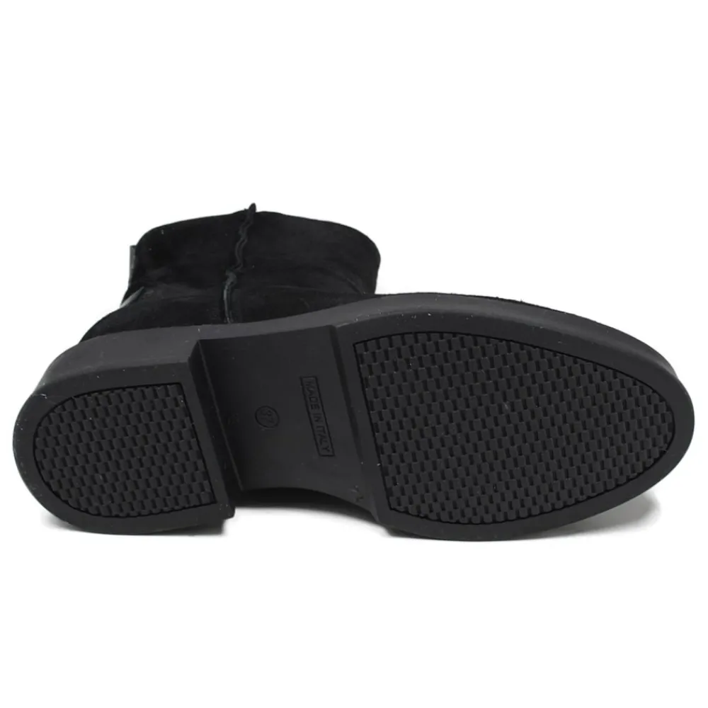 stivaletti_invernali_scam_6.webp Stivali Invernali | Bikers Invernali | Personal Stivaletti Invernali Scamosciati "DECK/B" - Nero