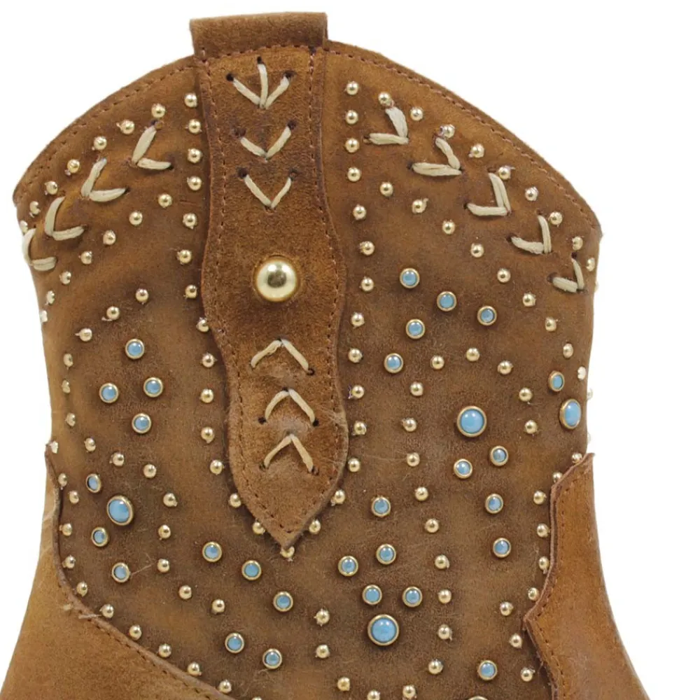 stivaletti_texani_con_bor_3-1.webp Stivali Con Tacco | Stivali Estivi | Personal Stivaletti Texani con Borchie e Perline "ARIZONA" - Cuoio