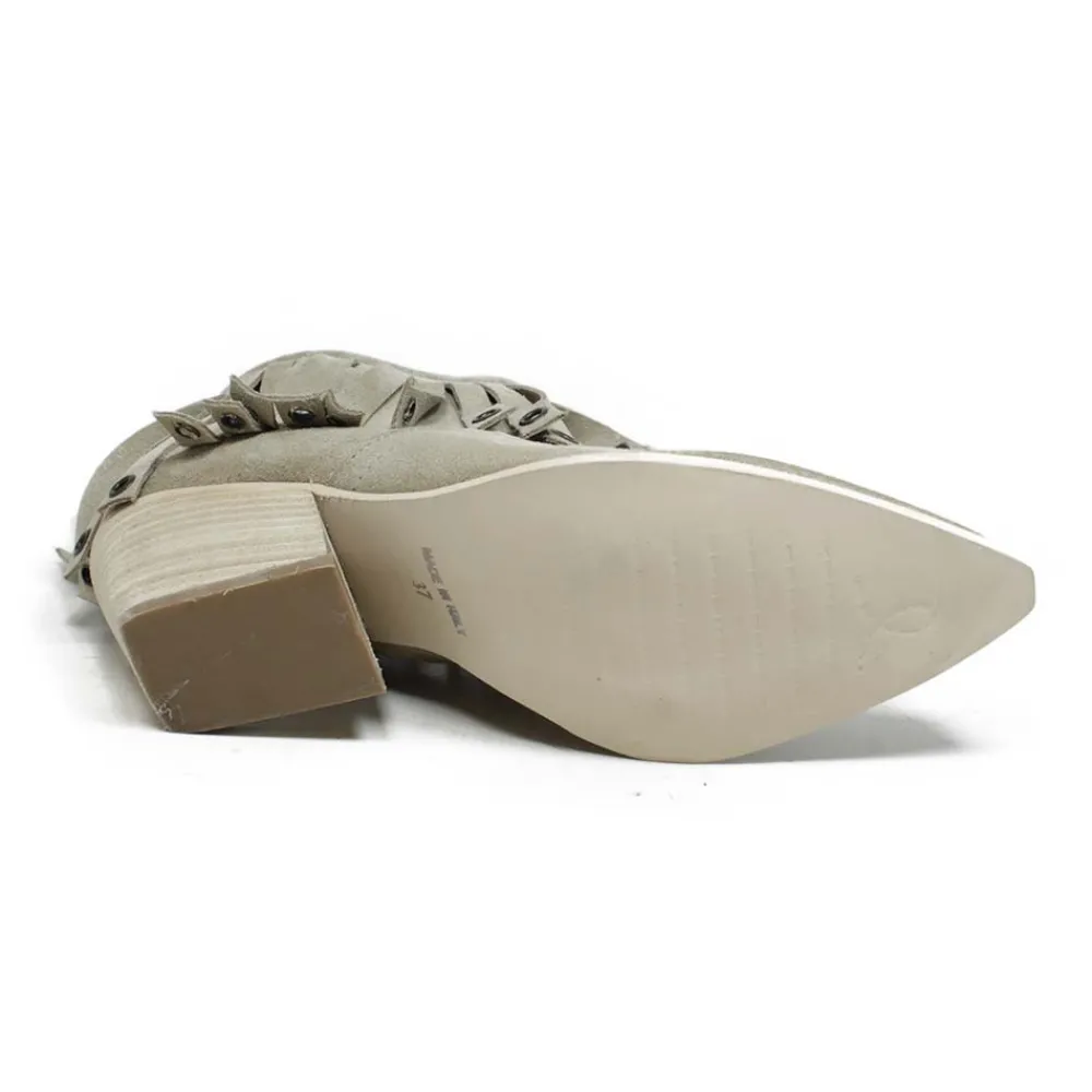 stivaletti_texani_con_fra_5.webp Stivali Con Tacco | Tronchetti | Personal Stivaletti Texani con Frange e Occhielli "Trenza" - Beige