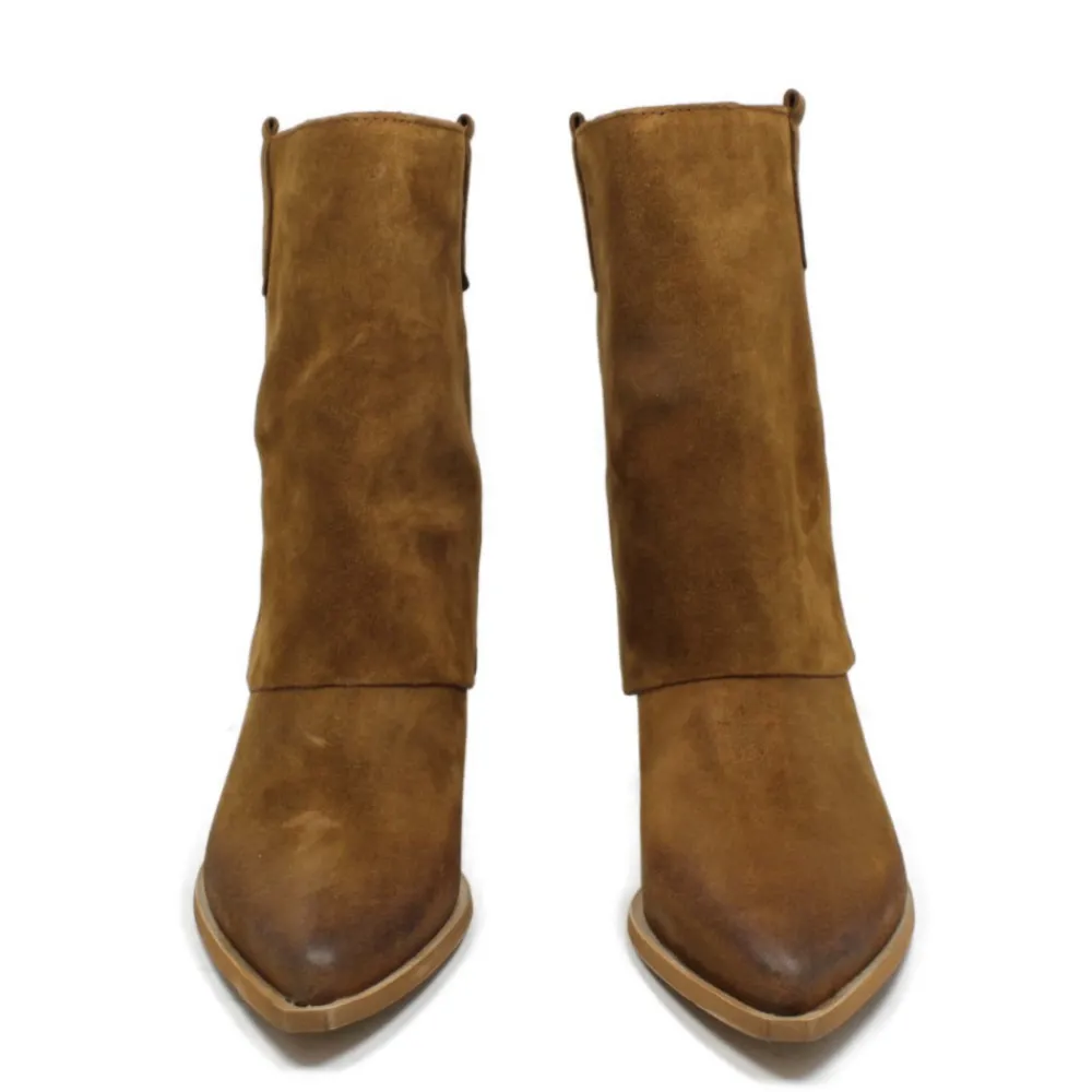 stivaletti_texani_estivi__6-2.webp Stivali Con Tacco | Stivali Estivi | Personal Stivaletti Texani Estivi con Bavero Risvolto "Gipsy" - Camoscio Cuoio