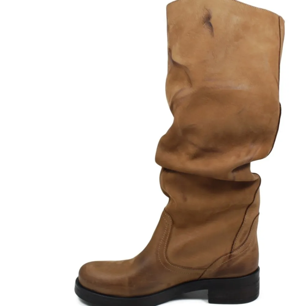 stivali_alti_biker_boots__2-1.webp Stivali Invernali | Bikers Invernali | In Time Stivali Alti Biker Boots "NOA/A" - Nabuk Cuoio