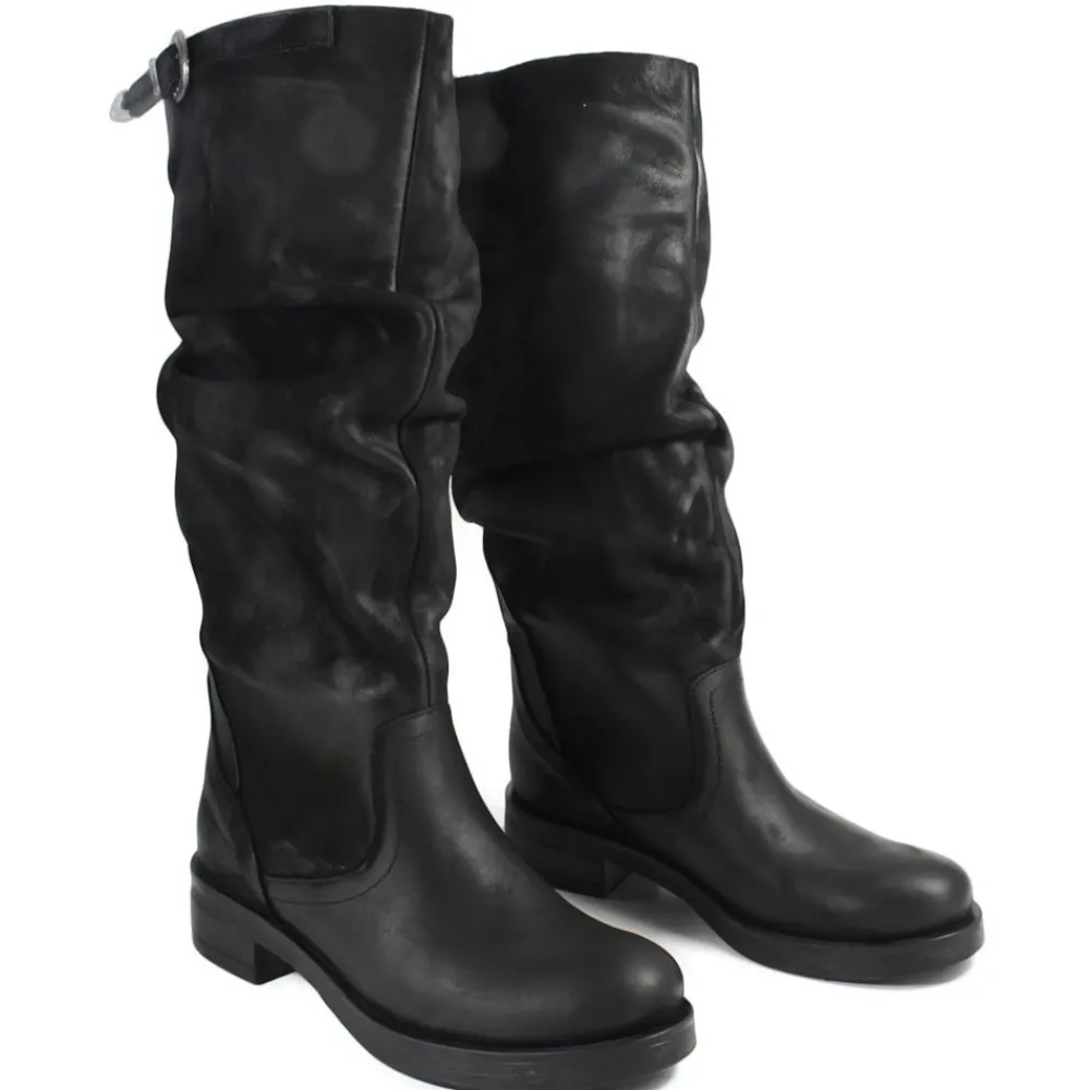 stivali_alti_biker_boots__4-3.webp Stivali Invernali | Bikers Invernali | In Time Stivali Alti Biker Boots "NOA/A" - Nabuk Nero