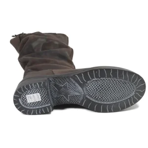 Stivali Invernali | Bikers Invernali | In Time Stivali Alti Biker Boots "NOA/A" - Nabuk Testa di Moro TestadiMoro