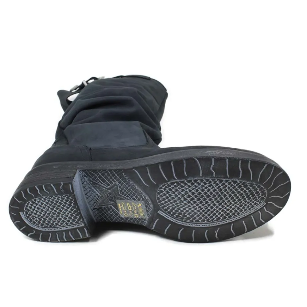 stivali_alti_biker_boots__6.webp Stivali Invernali | Bikers Invernali | In Time Stivali Alti Biker Boots "NOA/A" - Nabuk Notte Blu