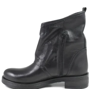 Stivali Invernali | Bikers Invernali | In Time Stivali Bassi Biker Boots Fibbia "MANTRA/B" - Pelle Nero