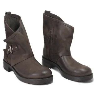 Stivali Invernali | Bikers Invernali | In Time Stivali Bassi Biker Boots Fibbia "MANTRA/B" - Testa di Moro TestadiMoro