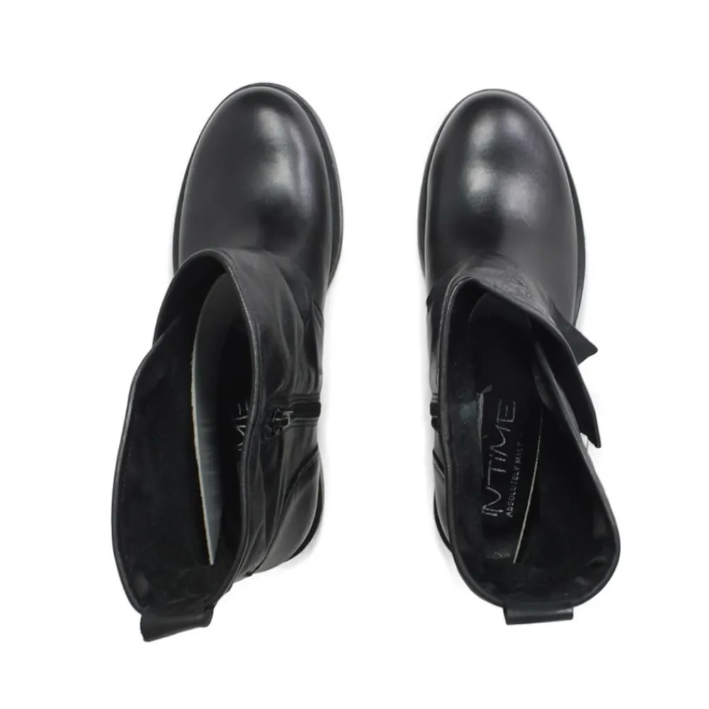 stivali_bassi_biker_boots_7-1.webp Stivali Invernali | Bikers Invernali | In Time Stivali Bassi Biker Boots Fibbia "MANTRA/B" - Pelle Nero
