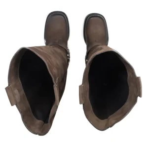 Stivali Invernali | Bikers Invernali | Personal Stivali Biker Alti con Cavigliera Rimovibile "ERIK" - Marrone TestadiMoro