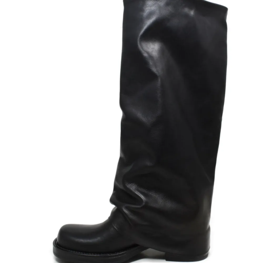 stivali_biker_alti_punta__4-1.webp Stivali Invernali | Bikers Invernali | Personal Stivali Biker Alti Punta Squadrata con Bavero Risvolto "BRYCE" - Pelle Nero