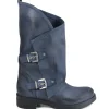 Stivali Invernali | Bikers Invernali | In Time Stivali Biker Boots con due fibbie "MANTRA/A" - Blu