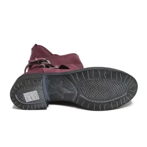 Stivali Invernali | Bikers Invernali | In Time Stivali Biker Boots con due fibbie "MANTRA/A" - Bordeaux