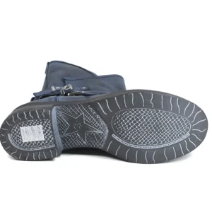 Stivali Invernali | Bikers Invernali | In Time Stivali Biker Boots con due fibbie "MANTRA/A" - Blu