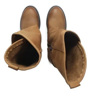 Stivali Invernali | Bikers Invernali | In Time Stivali Biker Boots con due fibbie "MANTRA/A" - Cuoio