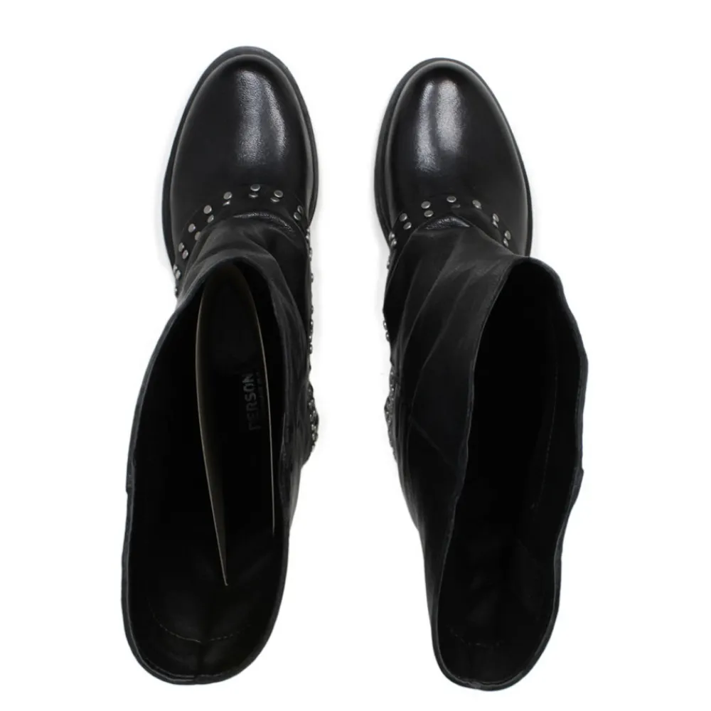 stivali_biker_boots_con_g_5.webp Stivali Invernali | Bikers Invernali | Personal Stivali Biker Boots con ghetta risvolto e borchiette "NIVES" - Lavato Nero