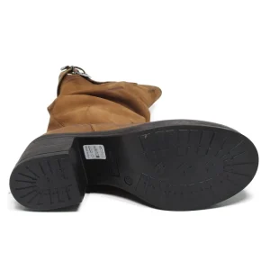 Stivali Con Tacco | Stivali Invernali | In Time Stivali Biker Boots Medi con Tacco "58/M" - Cuoio