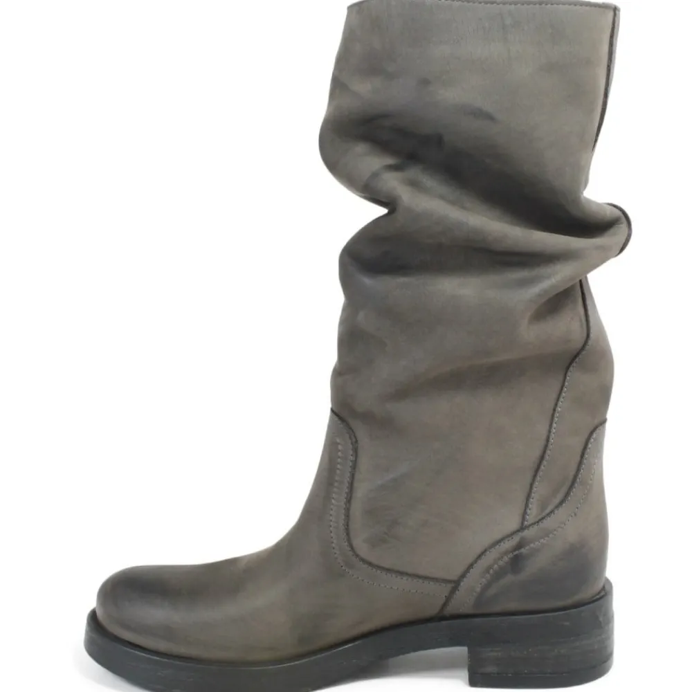 stivali_biker_boots_met_p_1-2.webp Stivali Invernali | Bikers Invernali | In Time Stivali Biker Boots Metà Polpaccio "NOA/M" - Nabuk Grigio