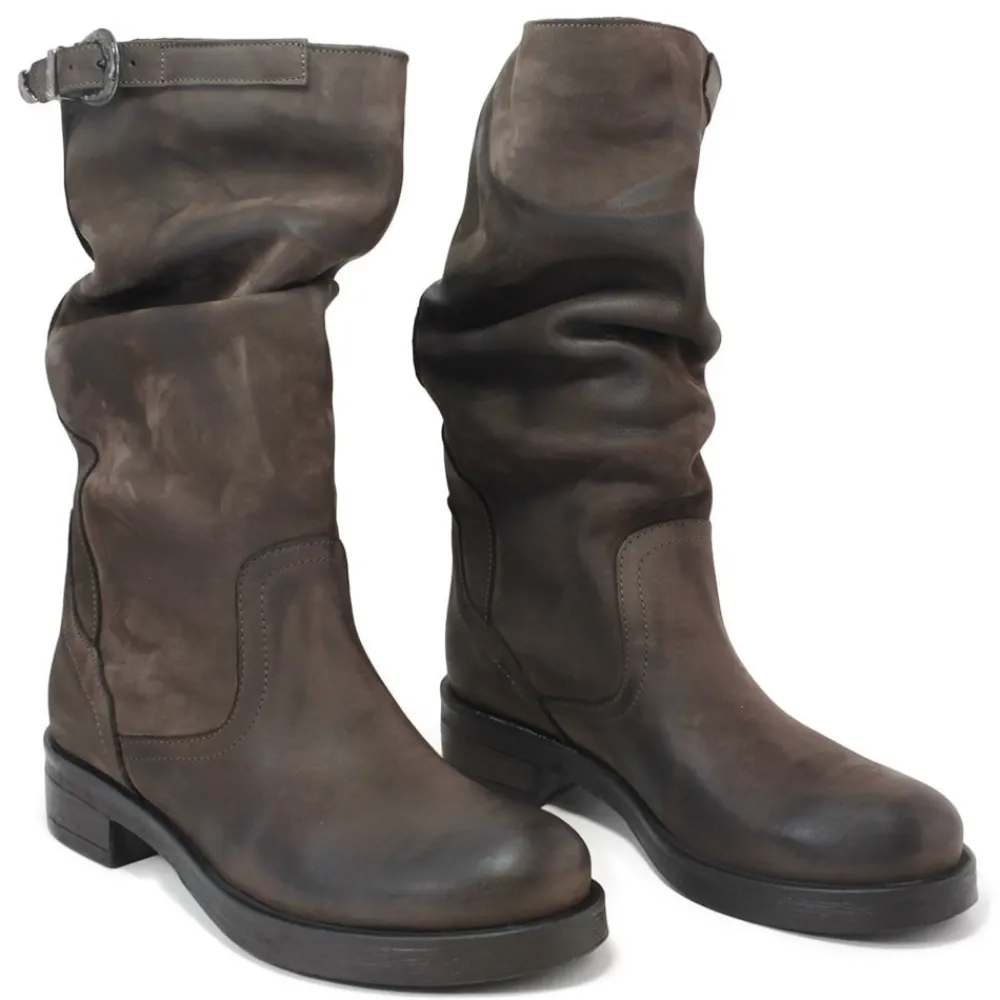 stivali_biker_boots_met_p_4-5.webp Stivali Invernali | Bikers Invernali | In Time Stivali Biker Boots Metà Polpaccio "NOA/M" - Testa di Moro TestadiMoro