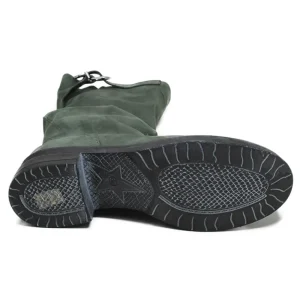 Stivali Invernali | Bikers Invernali | In Time Stivali Biker Boots Metà Polpaccio "NOA/M" - Nabuk Verde