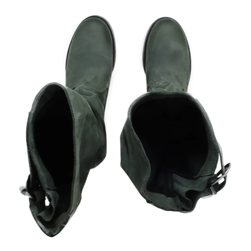 stivali_biker_boots_met_p_6-2.webp Stivali Invernali | Bikers Invernali | In Time Stivali Biker Boots Metà Polpaccio "NOA/M" - Nabuk Verde