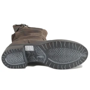 Stivali Invernali | Bikers Invernali | In Time Stivali Biker Boots Metà Polpaccio "NOA/M" - Testa di Moro TestadiMoro