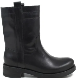 Stivali Invernali | Bikers Invernali | In Time Stivali Biker Invernali "303FW" - Pelle Nero