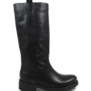 Stivali Invernali | Bikers Invernali | In Time Stivali Biker Invernali "309FW" - Pelle Nero