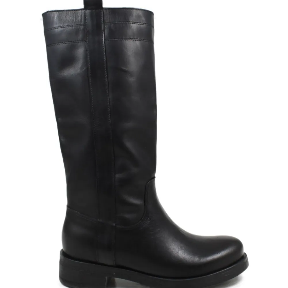 stivali_biker_invernali_q_0-5.webp Stivali Invernali | Bikers Invernali | In Time Stivali Biker Invernali "309FW" - Pelle Nero